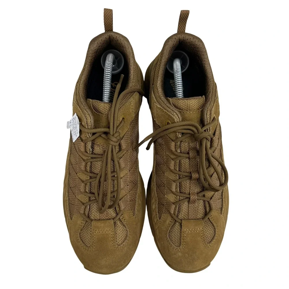 Danner Fullbore Low Tactical Shoes Coyote Mens 10D Hiking Brown Suede Vibram EUC